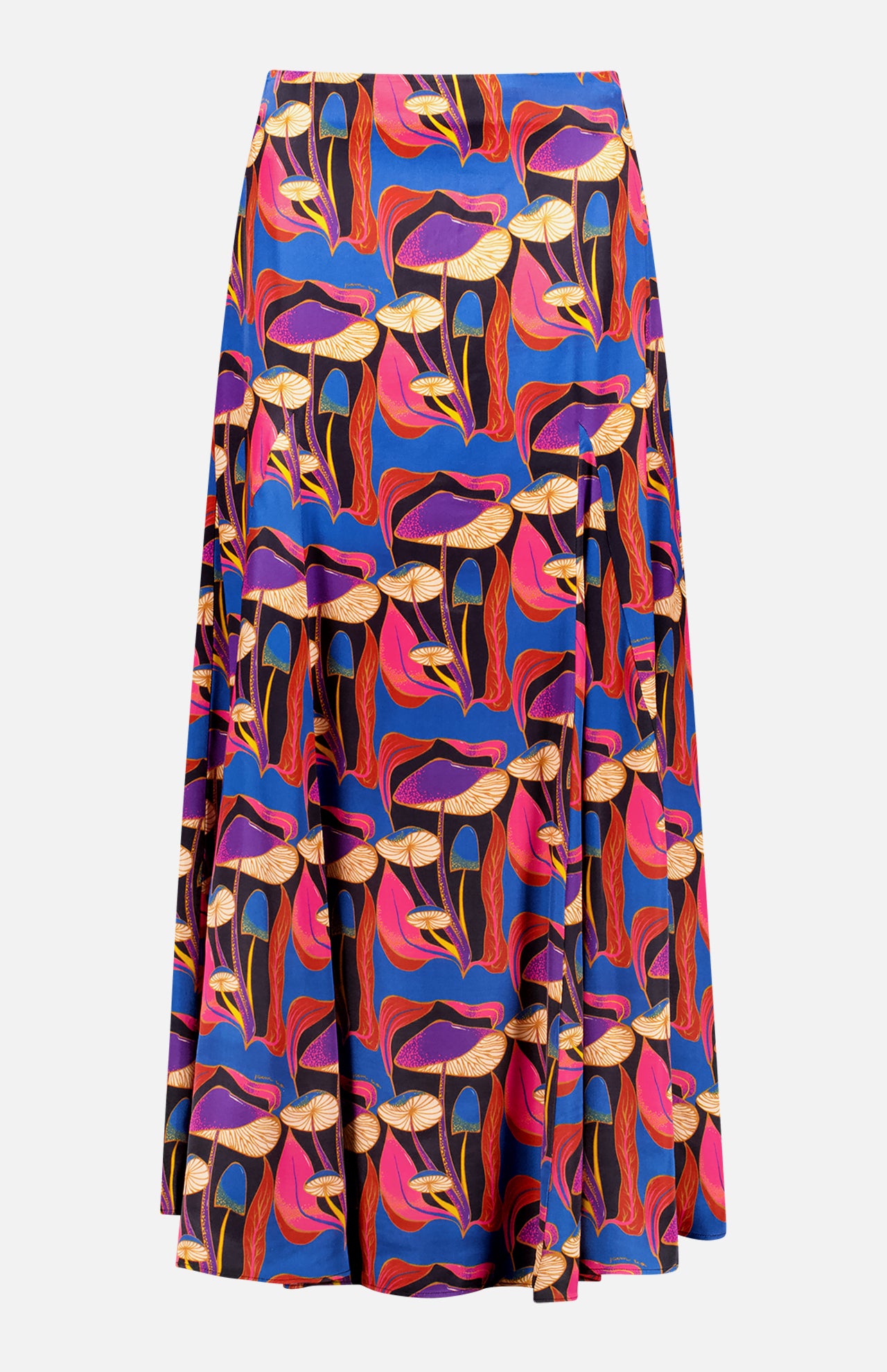 Farm Rio Women s Wild Mushrooms Maxi Skirt Black Xs