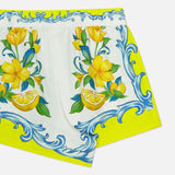 Drawstring Sicily Scarf Shorts (14689907507563)
