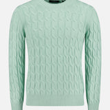 Cable Knit Crewneck Sweater (14710258631019)