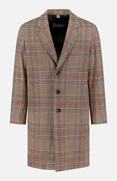 Glen Check R-Wool Top Coat (14710964224363)