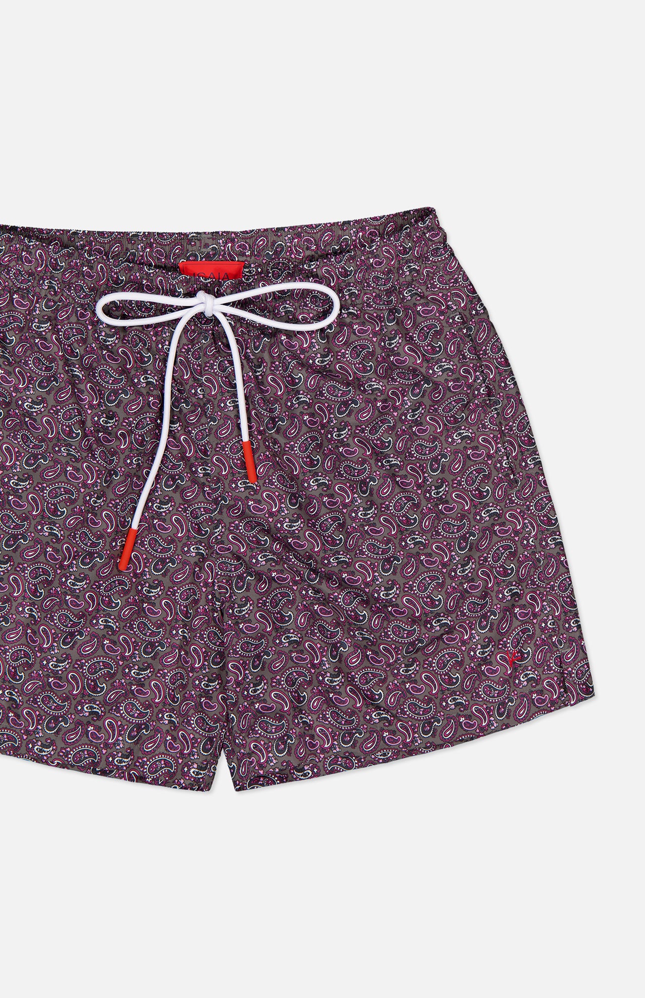 Drawstring Paisley Print Swim Trunk (14657512636779)