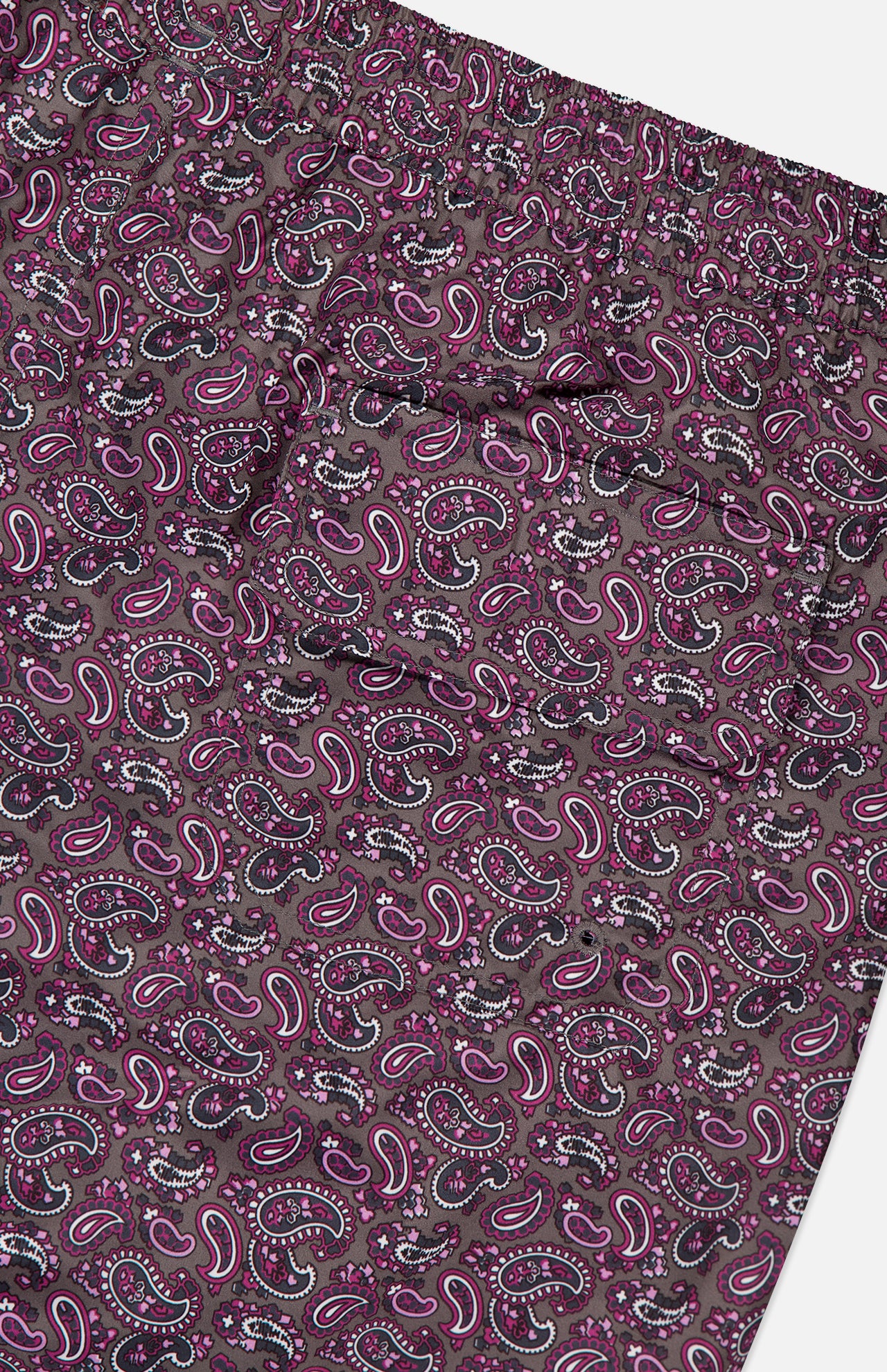 Drawstring Paisley Print Swim Trunk (14657512636779)