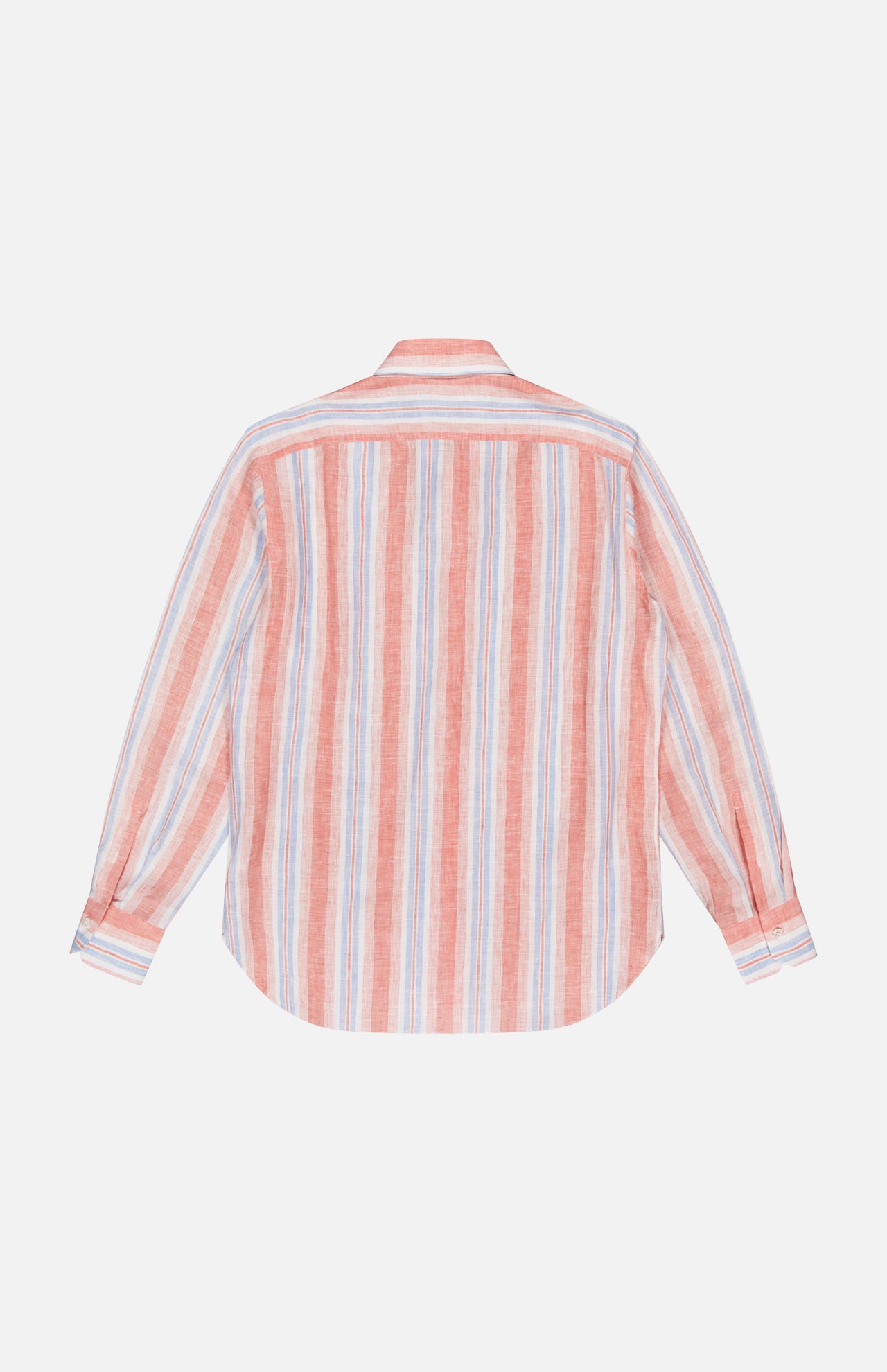 Linen Summer Stripes Long Sleeve Shirt (14657512309099)