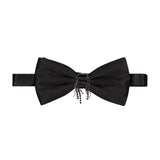 Center Rhinestone Fringe Bow Tie (7144944992371)