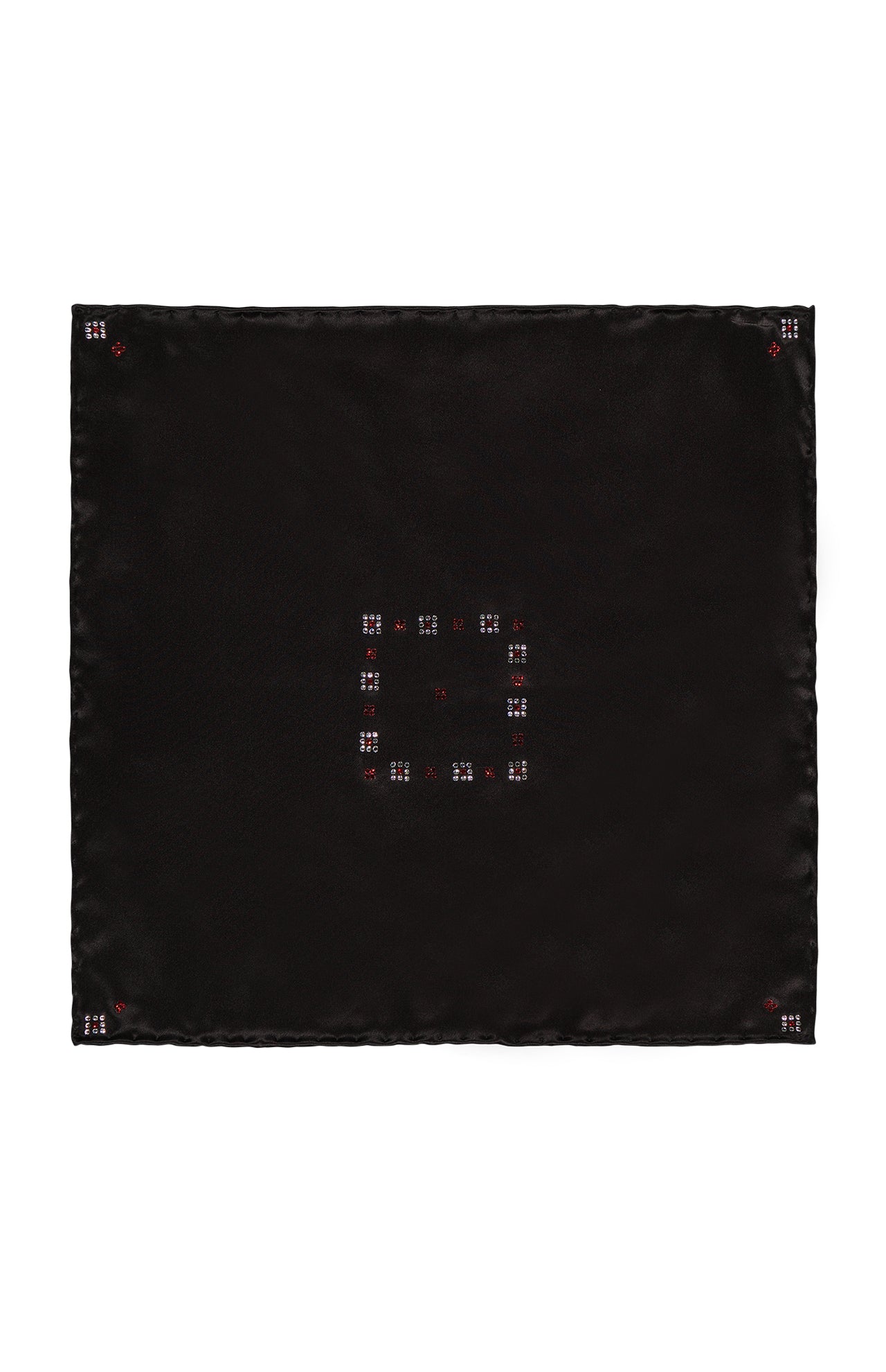 Swarovski Crystal Detailed Pocket Square (7145032384627)