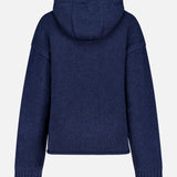 Anchor Embroidery Zipped Hoodie Sweater (14687242813803)