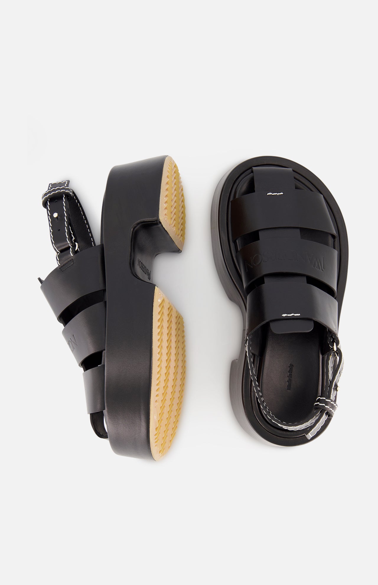 Stripe Platform Sandal (14622006935915)