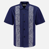 Ronen Short Sleeve Embroidered Shirt (14664970994027)