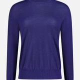 High Neck Wool Silk Sweater (14709683356011)
