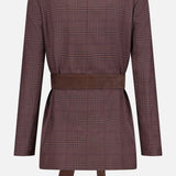 Belted Plaid Cashmere Jacket (14709683487083)