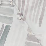 Oversized Silk Brush Pattern Shirt (14661259788651)