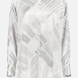 Oversized Silk Brush Pattern Shirt (14661259788651)