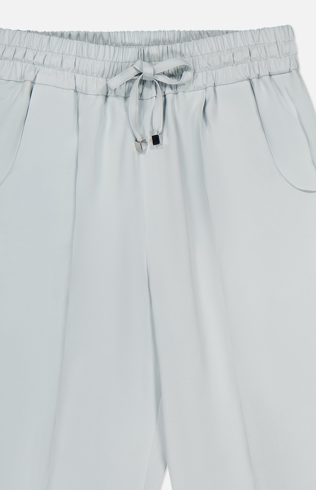 Stretch Silk Drawstring Trousers (14661259723115)