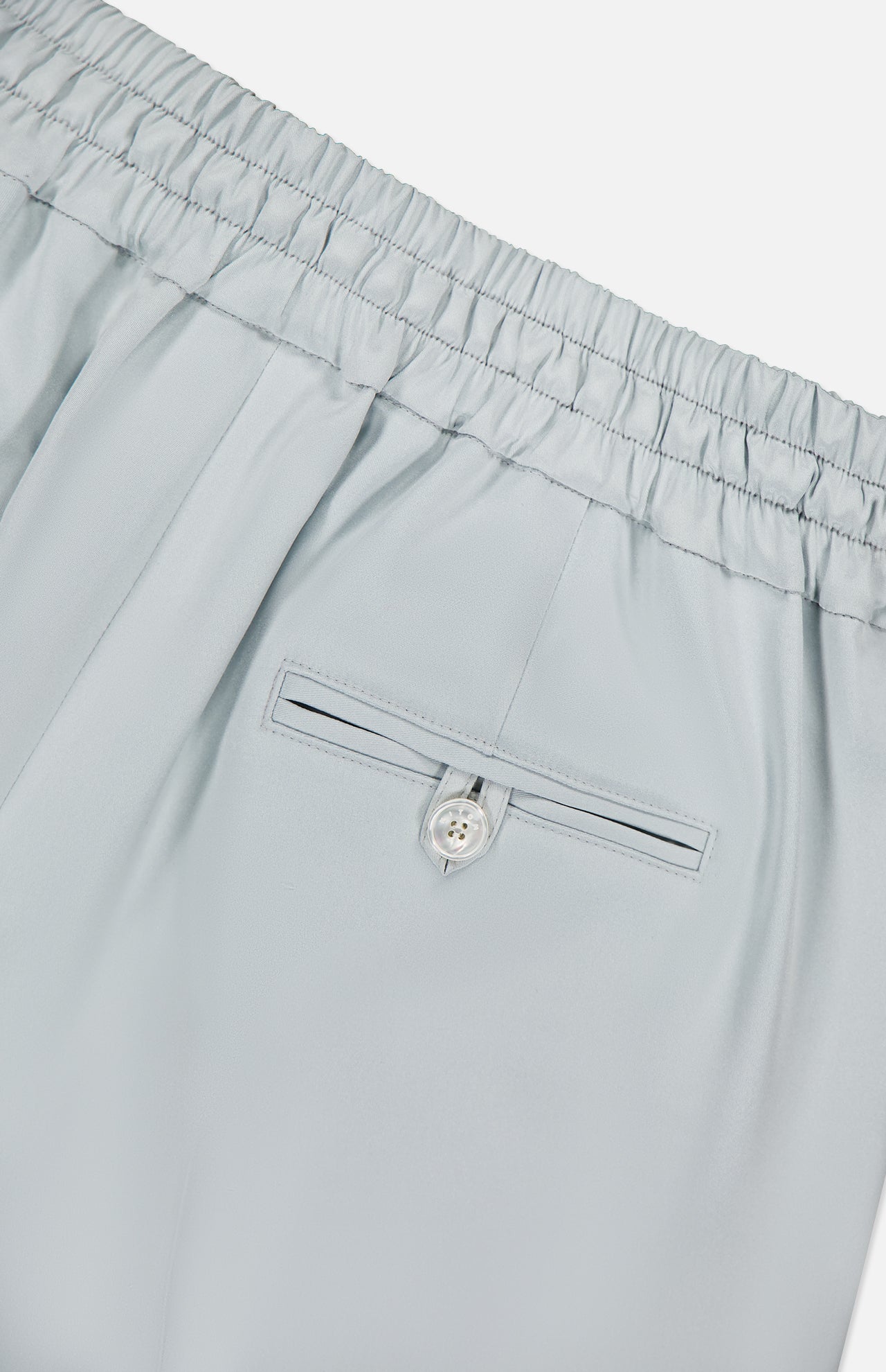 Stretch Silk Drawstring Trousers (14661259723115)