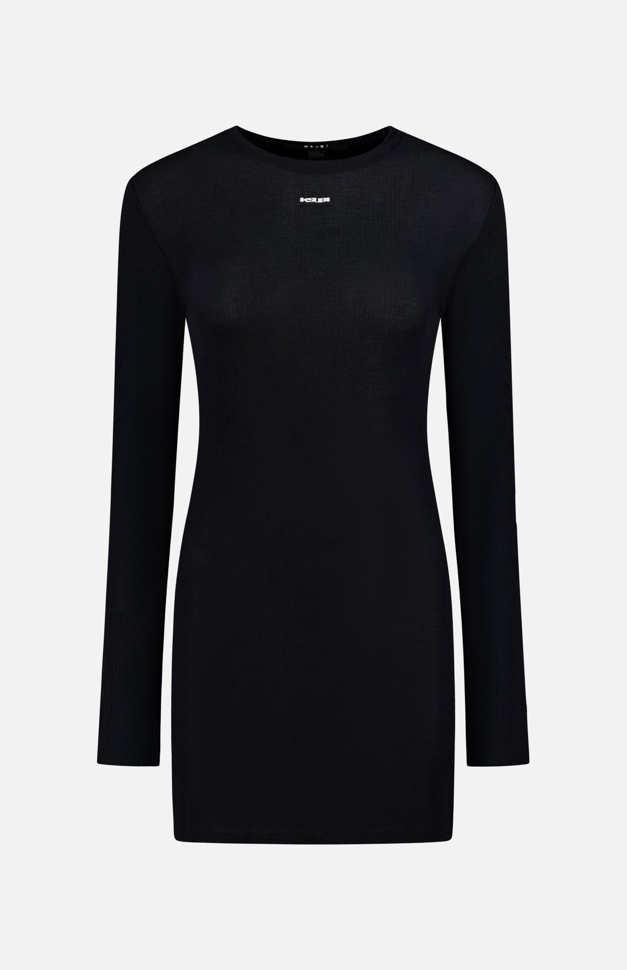 Crawford Long Sleeve Sheer Mini Dress (14682850263403)
