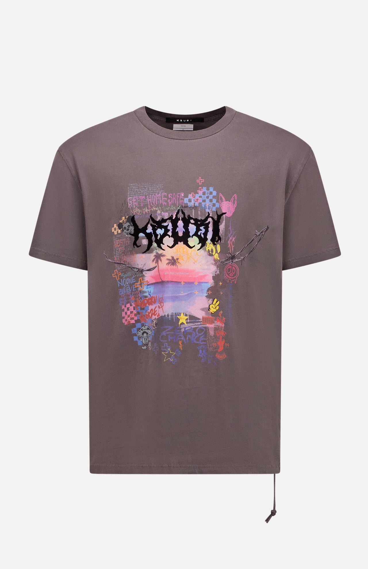 2024新作モデル Ksubi Men's Vandals Biggie Short Sleeve Faded Tee | A.K. Rikk's ライト・ランタン