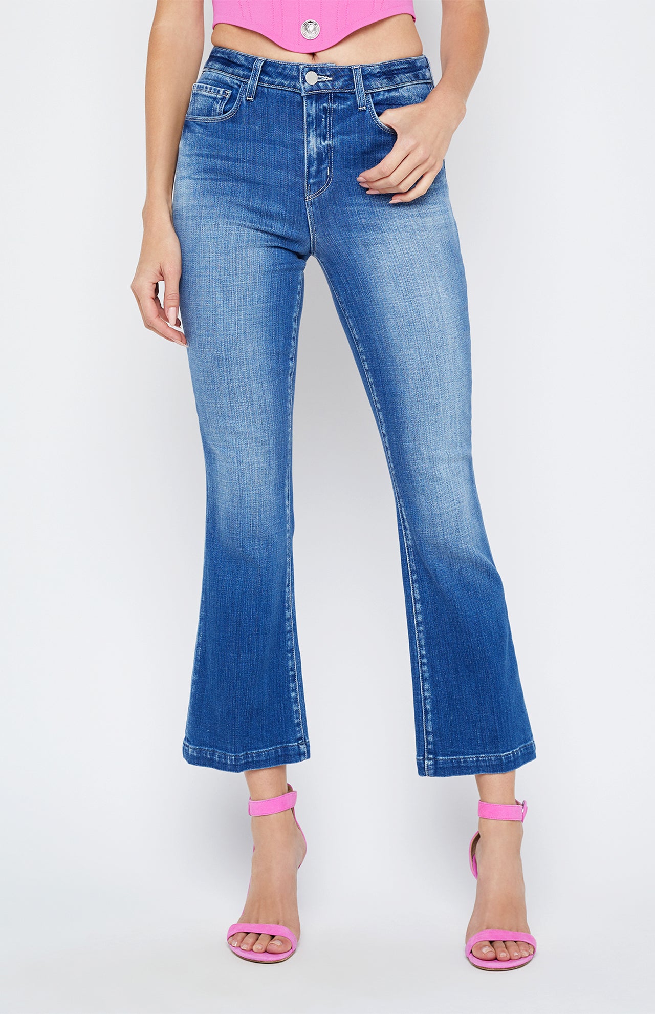 Ali High Rise Slim Flare Jean (14644968522091)