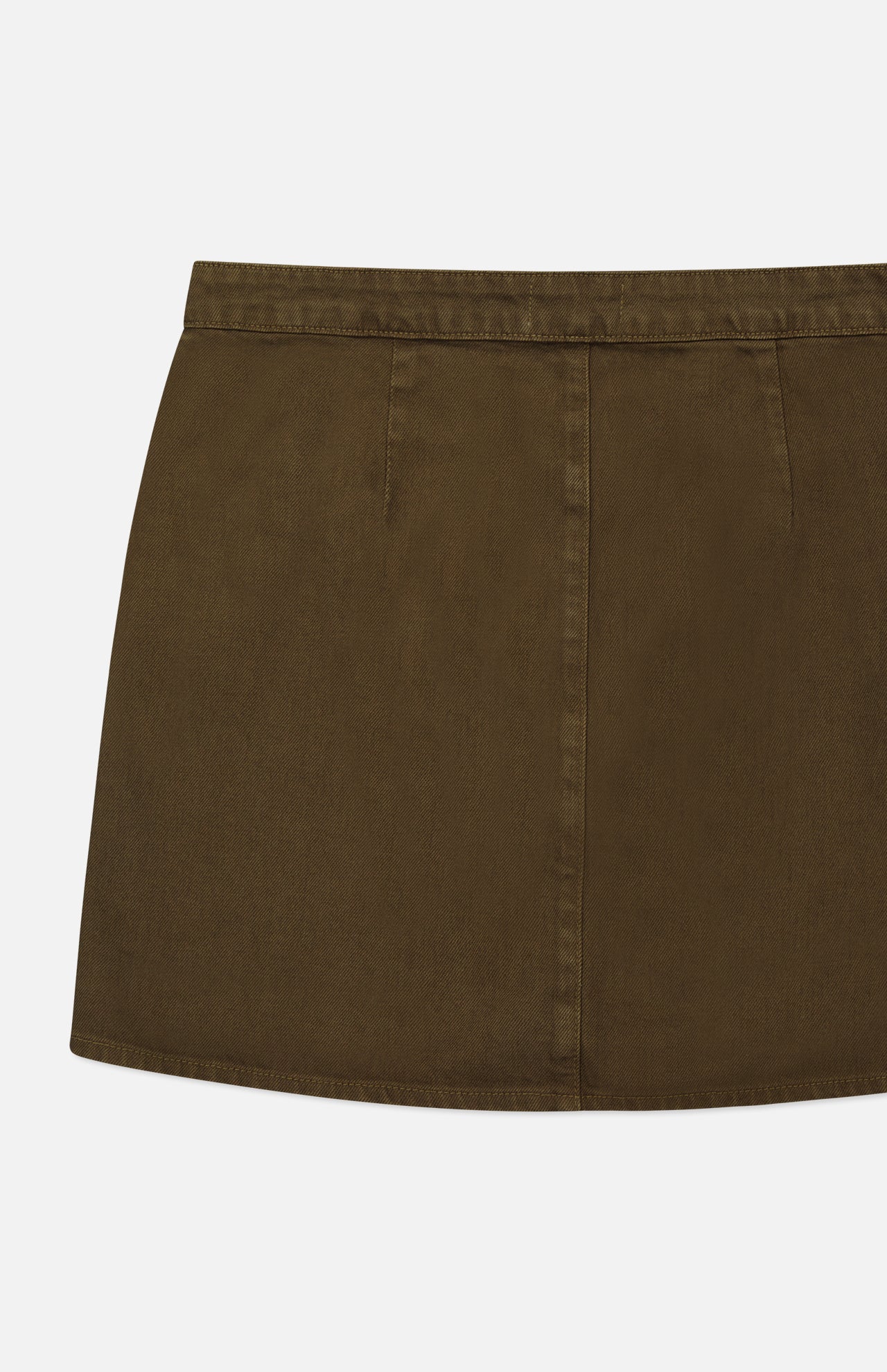 Kris Button Front Mini Skirt (7420553166963)