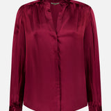 Bianca Band Collar Blouse (14708388430187)