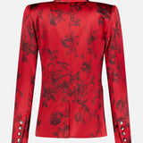 Colin Double Breasted Silk Blazer