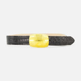 Milou Domed Croc Embossed Belt