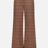 Pilar Wide Leg Houndstooth Pant