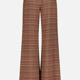 Pilar Wide Leg Houndstooth Pant