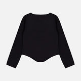 Sasha 3/4 Sleeve Knit Corset Top
