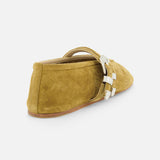 Suede Ballet Claudia Slipper