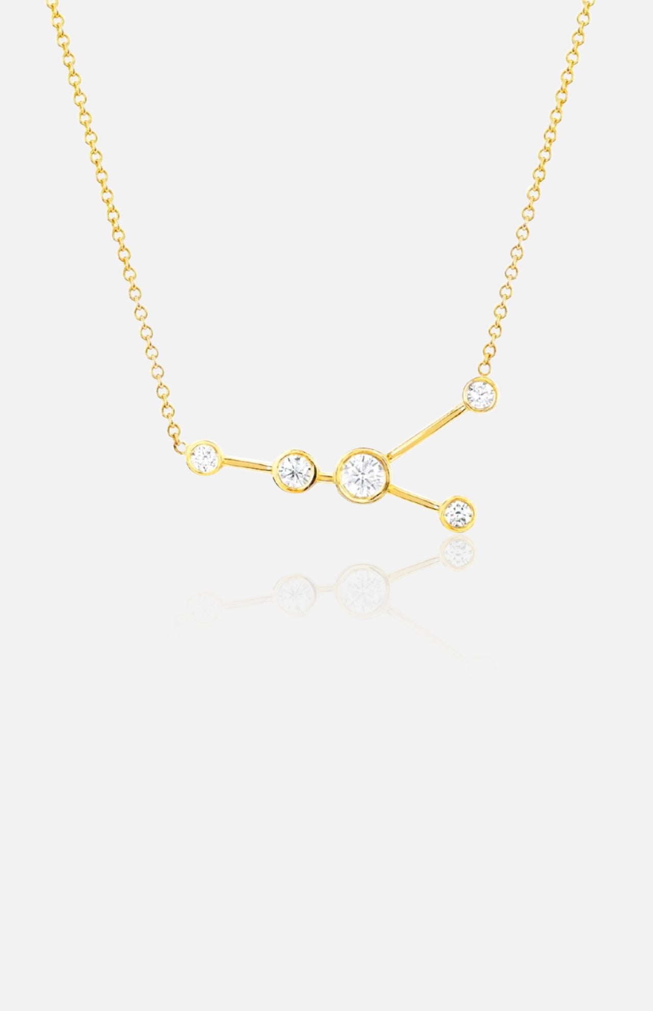 Cancer Diamond Constellation Necklace (7093068890227)