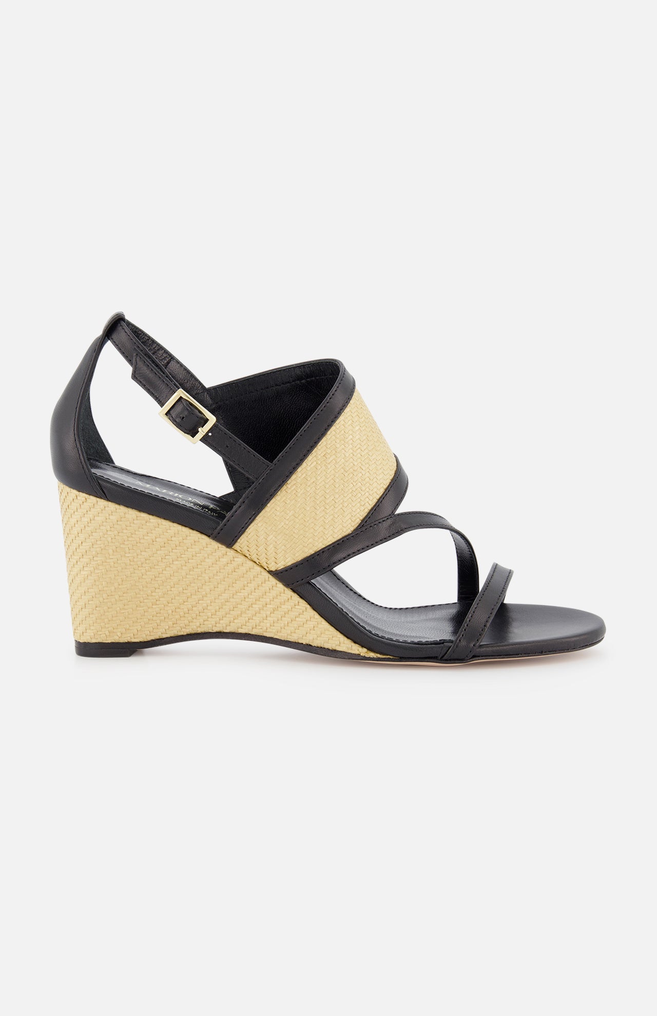 【PORTERNA】Mary unbalance square strap mules Black Pointed-Toe Mary Jane Heeled Mules - CHARLES & KEITH US