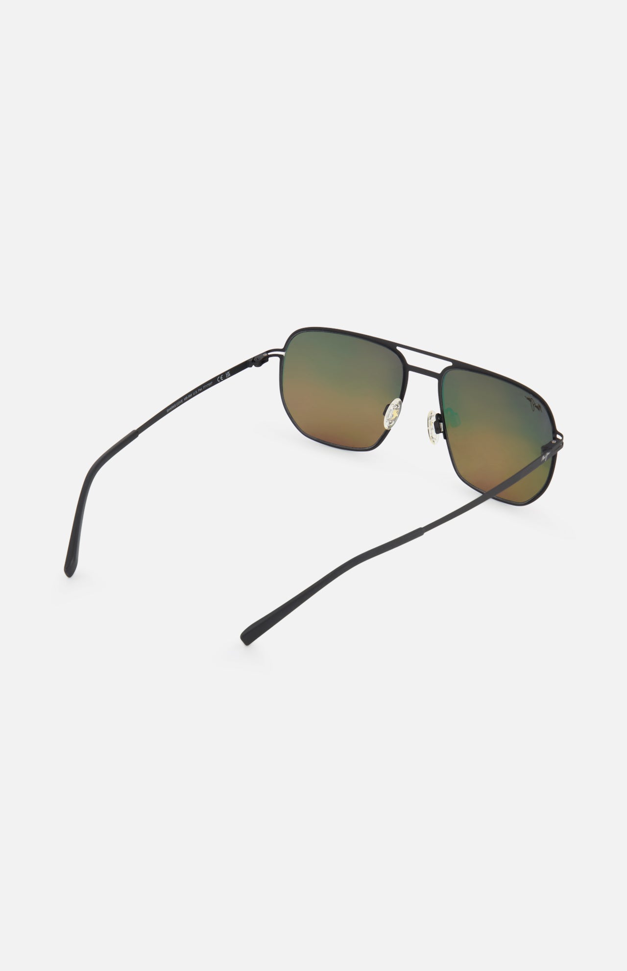 Hawaii Lava Shark's Cove Aviator Black Sunglasses (14752799719787)