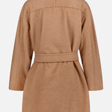 Belted Filato Camel Coat (14721465090411)