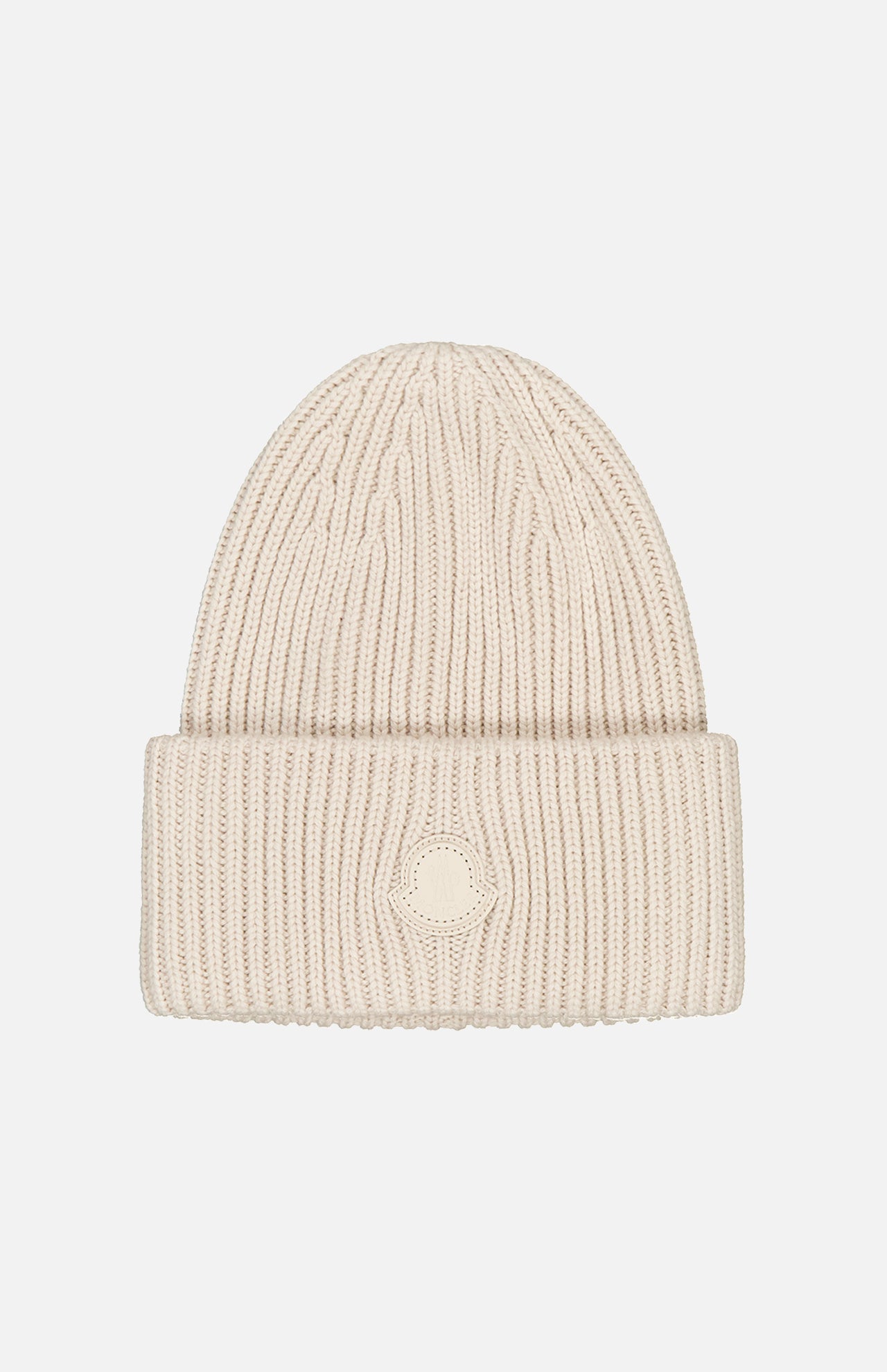 White Moncler Beanie Mens Moncler – Wool Logo Beanie Mujer 899