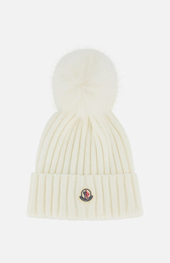 Faux Fur Pom Pom Beanie (14703903900011)