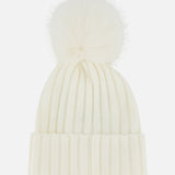 Faux Fur Pom Pom Beanie (14703903900011)