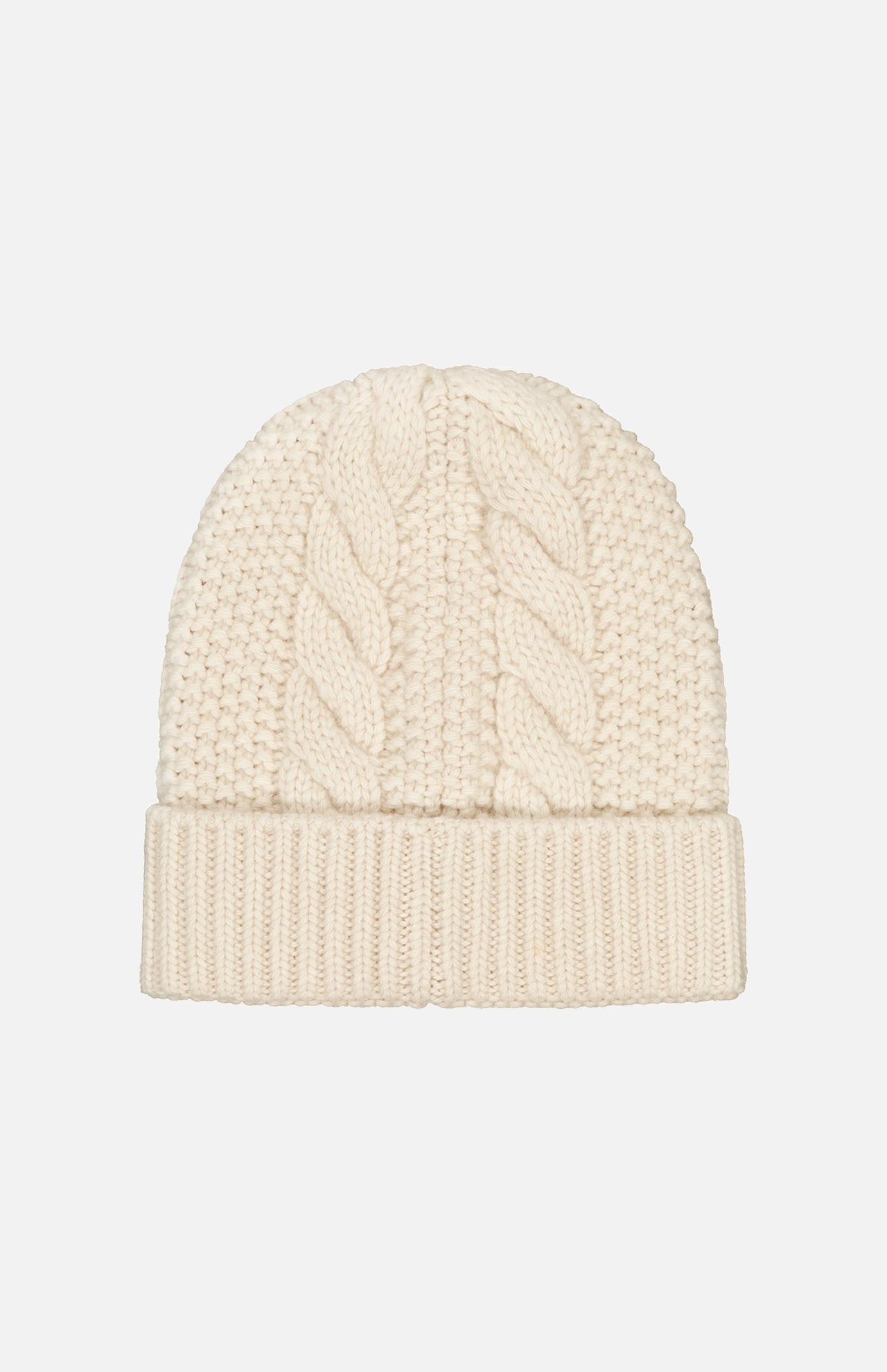 Cable Knit Beanie Hat (7697176854643)