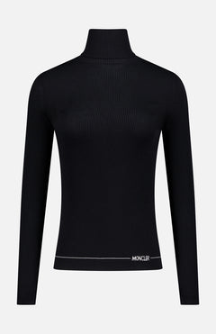 Contrast Hem Turtleneck Sweater (14703903834475)