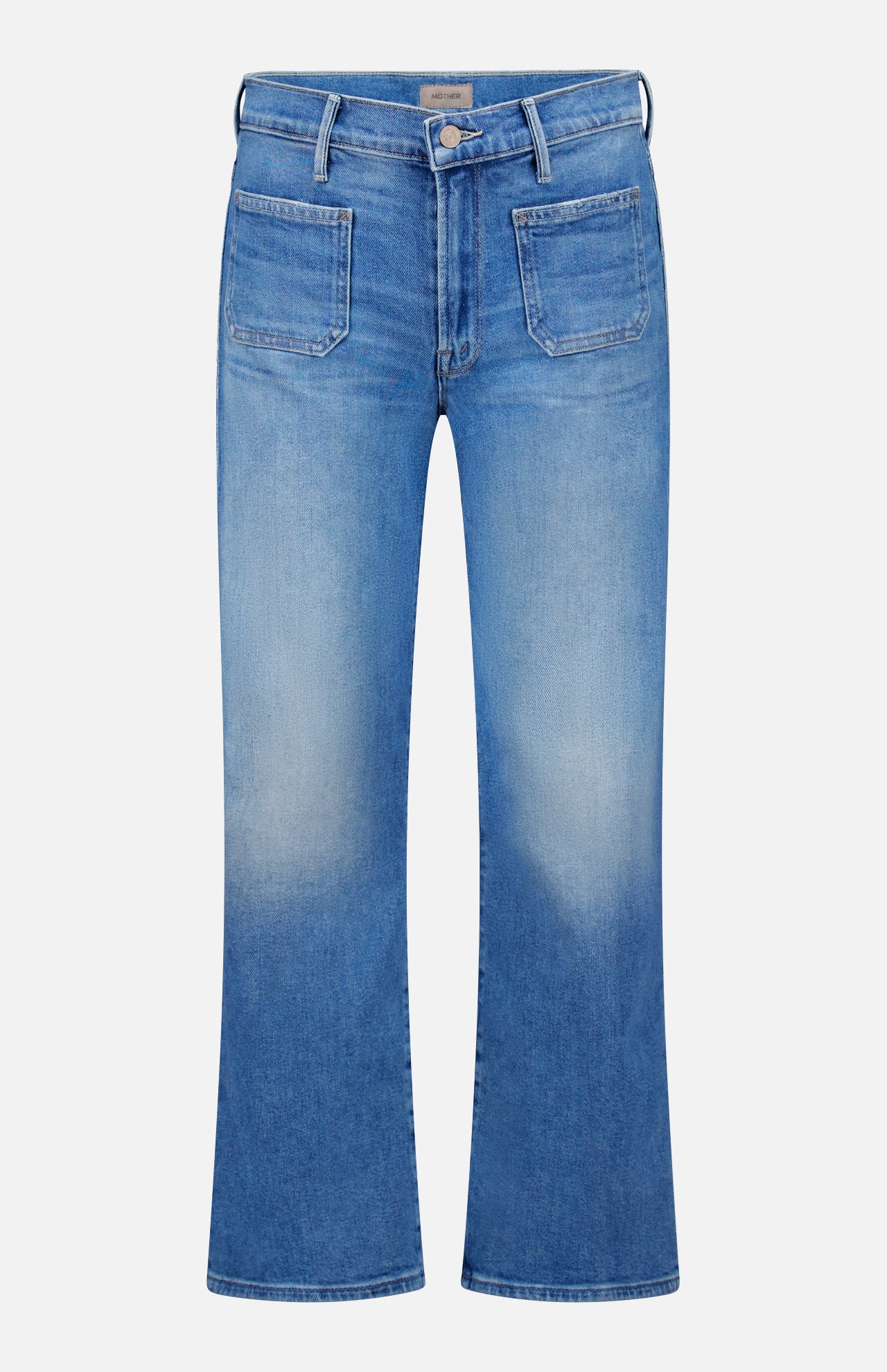 Mother Women's Patch Pocket Mid Rise Maven Ankle Jean | A.K.