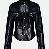 Bogna Alt Leather Blouse