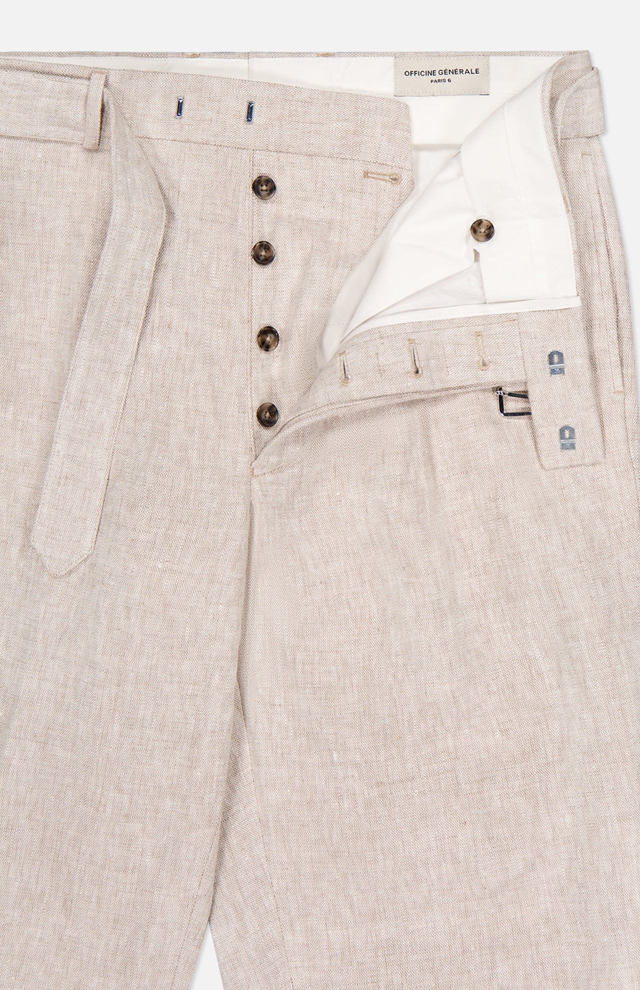 Hoche Belted Linen Pants (14644968751467)