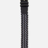 Contrast Woven Leather Belt (14703483421035)