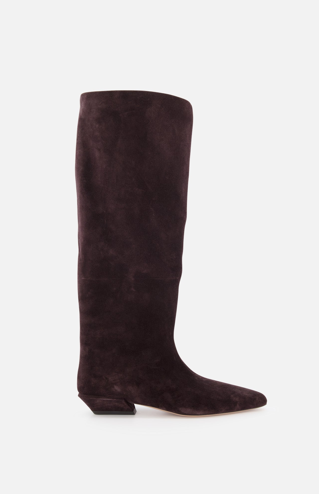 ロングブーツ PARIS TEXAS Chocolate Suede Bettina Boots Paris Texas Women's Bettina Boot 25 | A.K. Rikk's