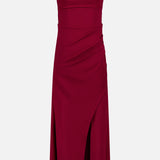 Mystique Draped Bodice Crepe Gown (14706339152235)