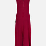 Mystique Draped Bodice Crepe Gown (14706339152235)
