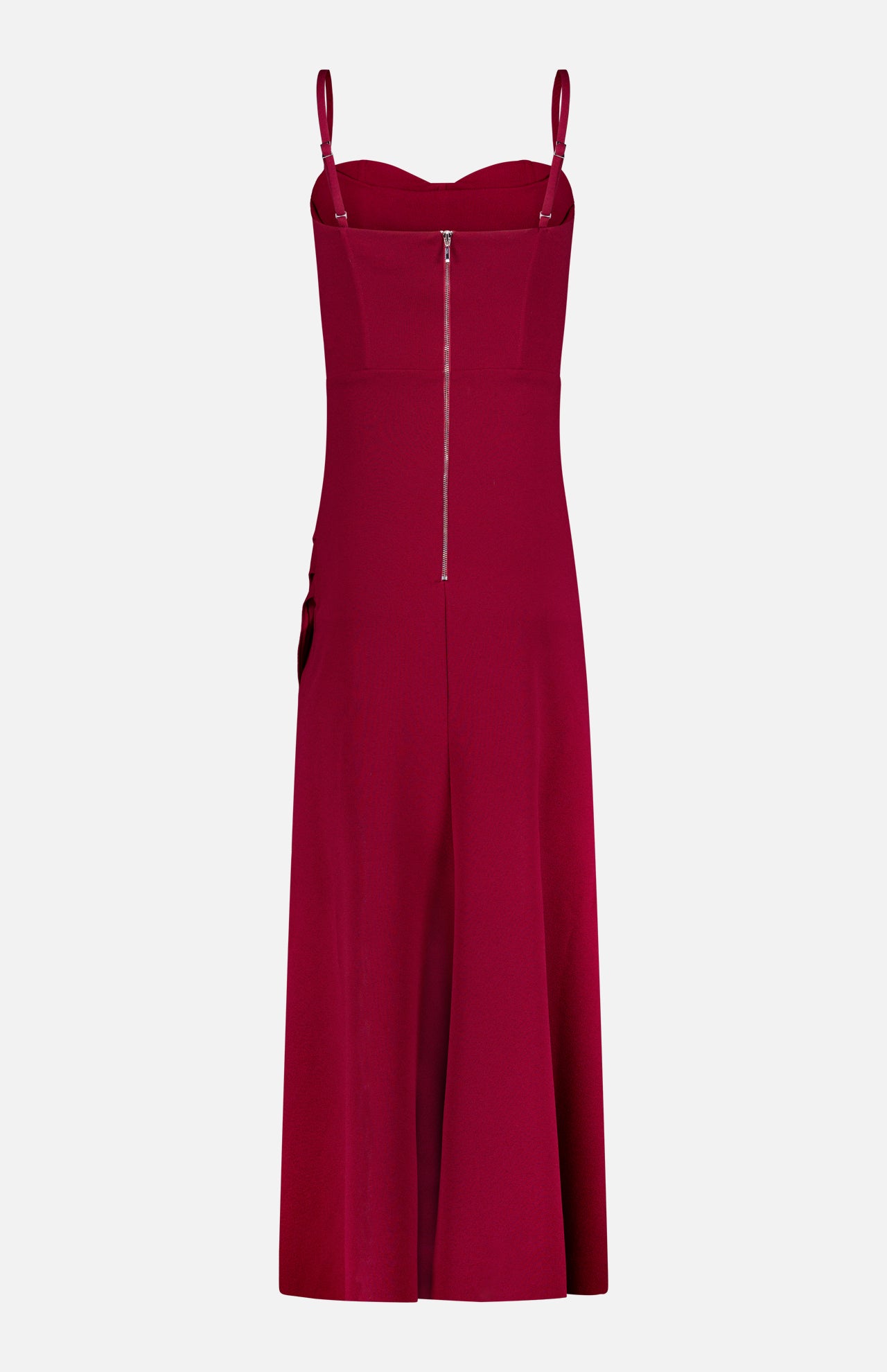 Mystique Draped Bodice Crepe Gown (14706339152235)