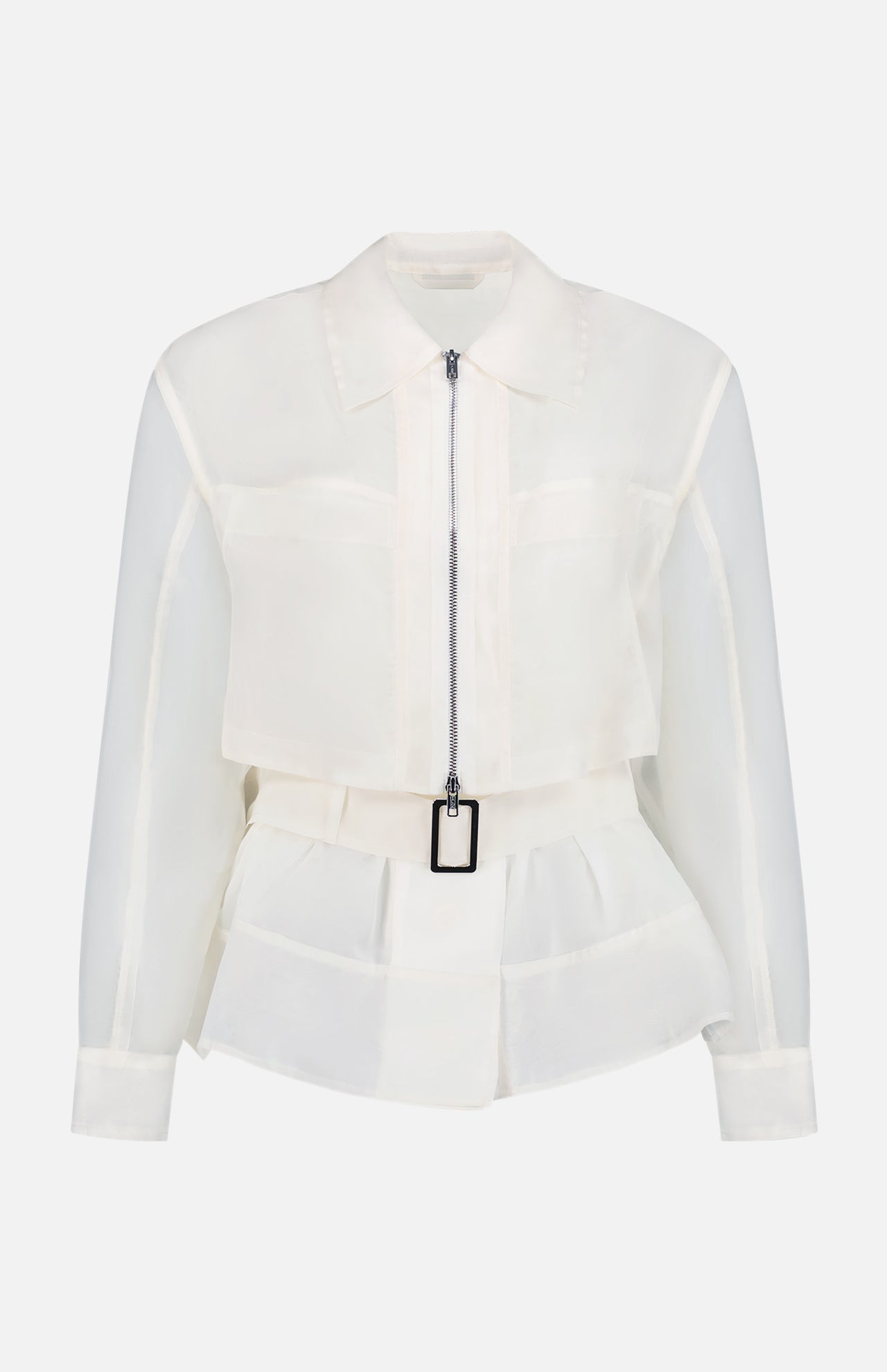Double Layered Belted Jacket (7366529843315)