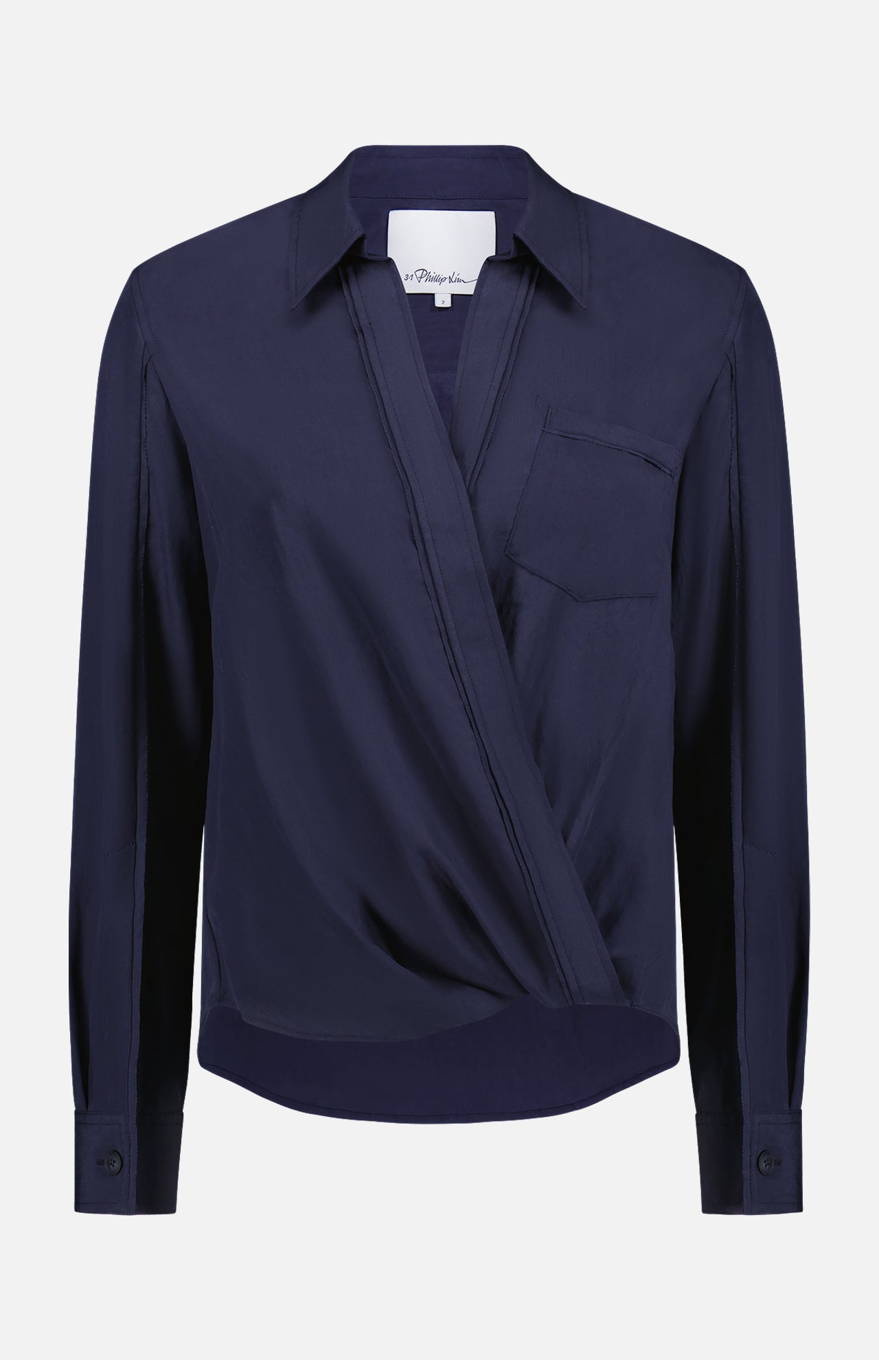 充実の品 Sleeve Long Women's Lim Phillip 3.1 Crossover A.K. | Shirt トップス