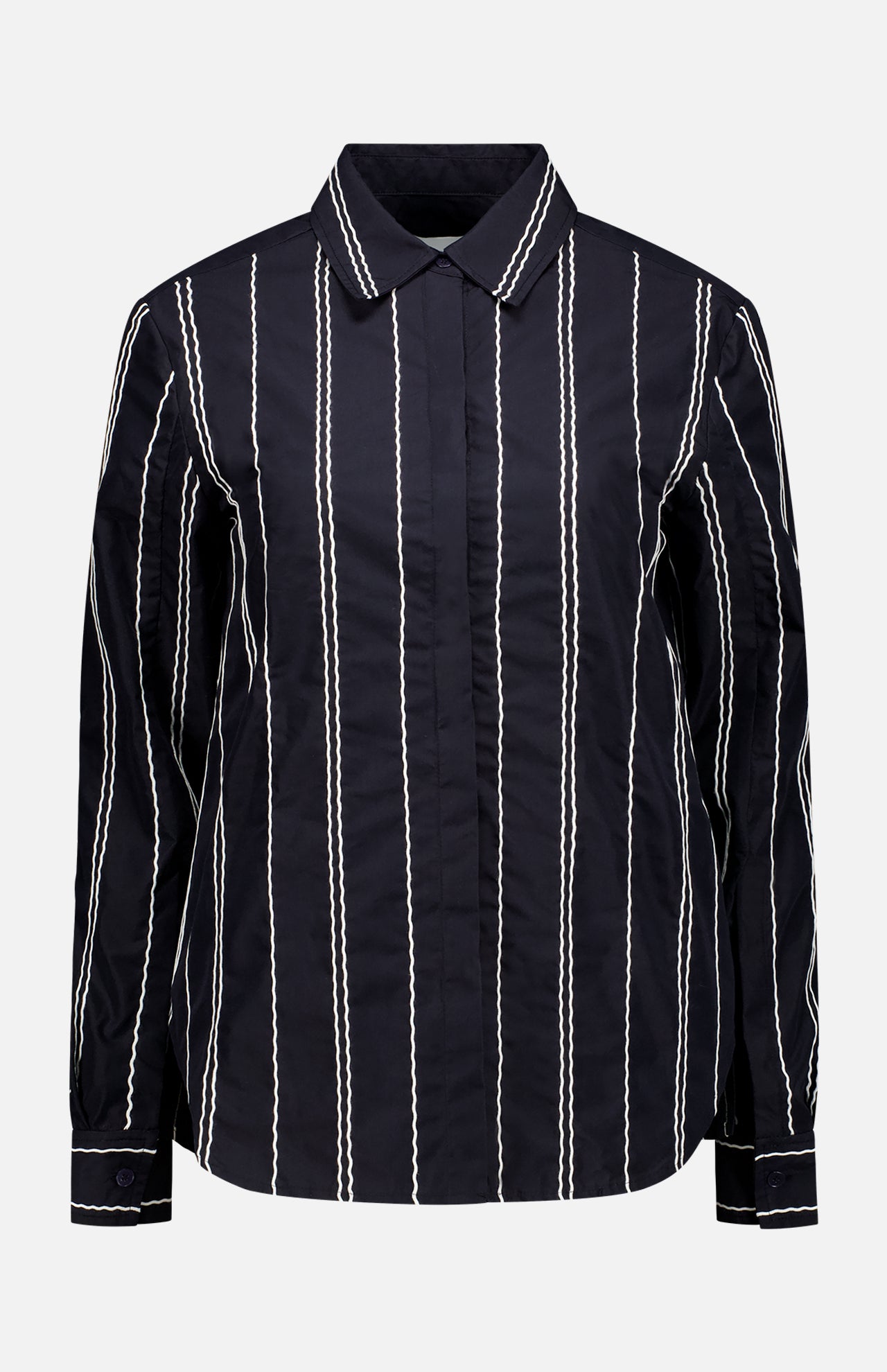 Women long-sleeved fashion stitching striped dress Women long-sleeved fashion stitching striped dress