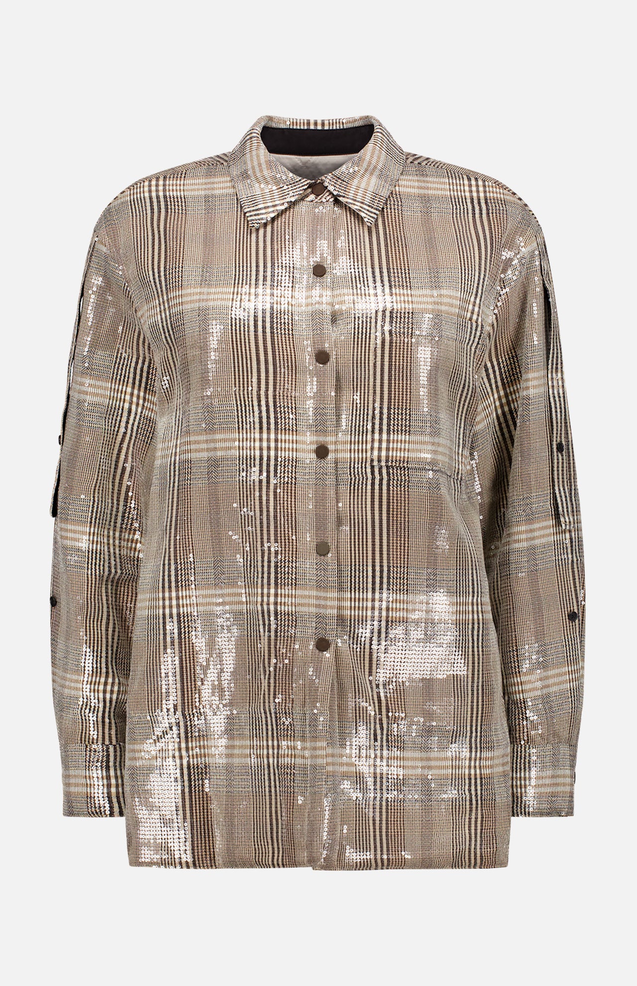 3.1 Phillip Lim Women s Sequin Plaid Shirt Jacket A.K. Rikk s